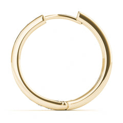 Round Cut Standard Hoop earrings For Her/Women