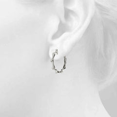 Round Cut Clip On Earrings For Women