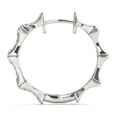 Round Cut Clip On Earrings For Women