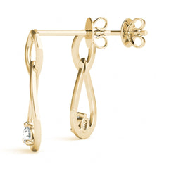 Round Cut Drop Dangle Big Earrings For Wome/Her Unique Style