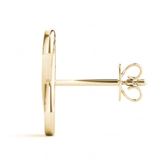 2.00 MM Round Cut Twisted Style Stud Earrings For Her