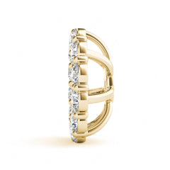 2.00mm Round Cut Floral Style Stud Earrings For Women/Her