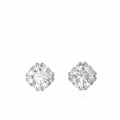 0.50 TCW Round Brilliant Cut Stud 10K Lab Grown Diamond Earrings for Women