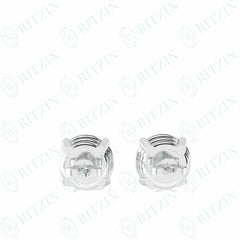 1,70 TCW Ohrstecker mit rundem Brillantschliff, 10 K, im Labor gezüchtete Diamanten für Damen