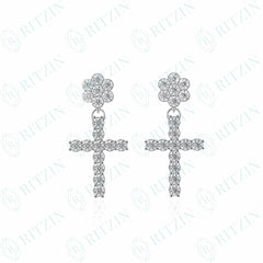6.00 TCW Round Brilliant Cut Stud 10K Lab Grown Diamond Earrings for Women