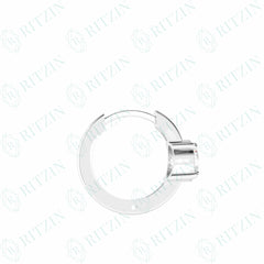 Pendientes de aro con diamantes cultivados en laboratorio de 10 quilates y corte brillante redondo de 1,70 TCW para mujer