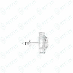 2.00 TCW Round Brilliant Cut Stud 10K Lab Grown Diamond Earrings for Women