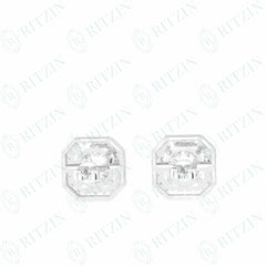 2.00 TCW Round Brilliant Cut Stud 10K Lab Grown Diamond Earrings for Women