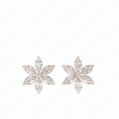 1.40 TCW Pear Cut Stud 10K Lab Grown Diamond Earrings for Women