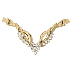 1.50MM_RoundCut_Neck And Center And Slides Style Charm Pendant For_Women.