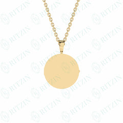 9.60 TCW Coin Round Brilliant Cut Hip Hop 10K Lab Grown Diamond Pendant for Women
