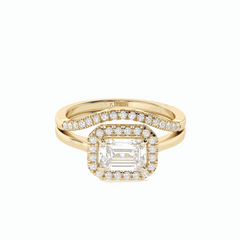 1.50 TCW Triangle Cut Solitaire White Gold Lab Grown Diamond Ring for Women
