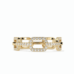 0.50 TCW Round Brilliant Cut Eternity 18K Lab Grown Diamond Ring for Women